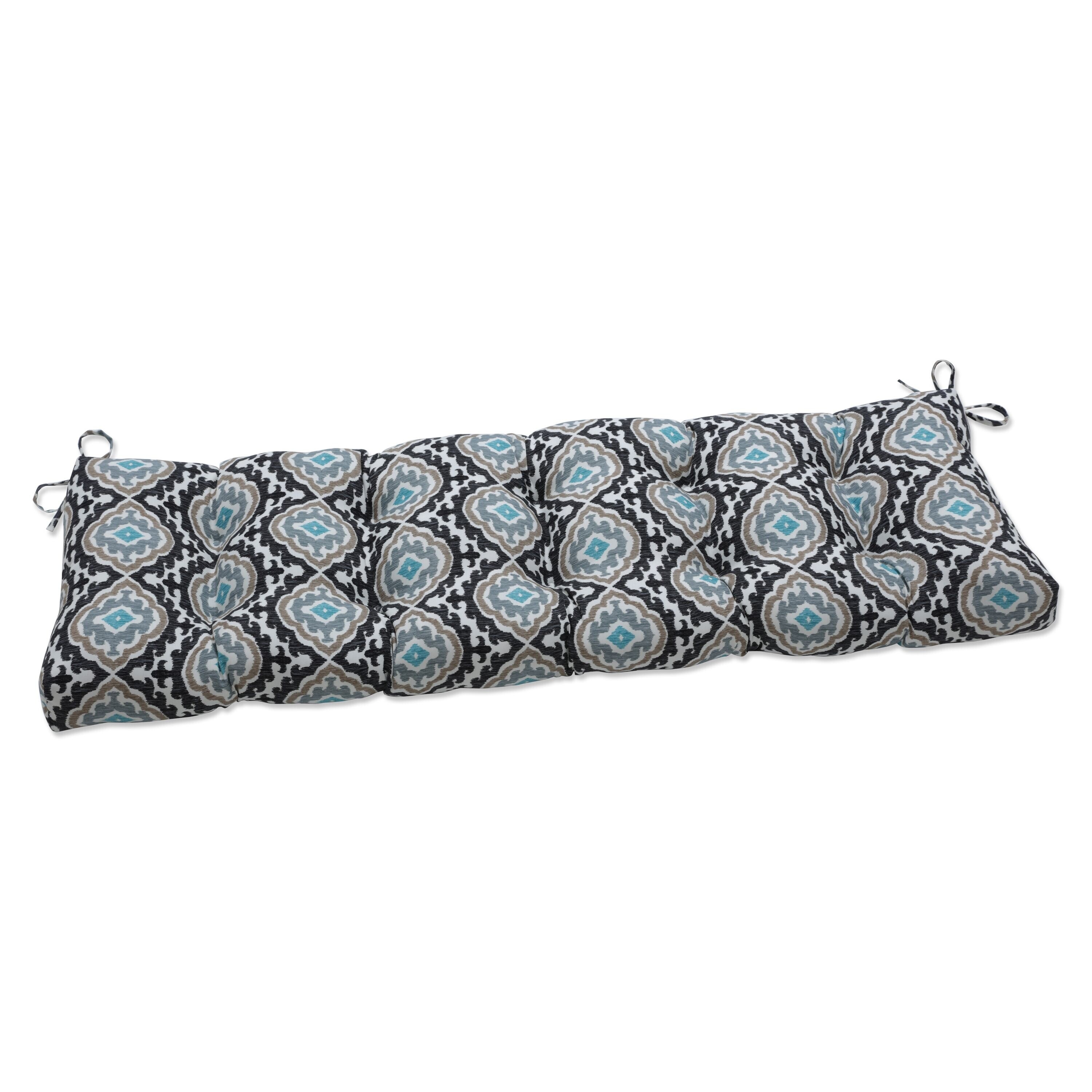 Pillow Perfect Outdoor Indoor Agrami Medallion Outdoor Tufted Bench Swing Cushion 52 X 18 X 5 Bed Bath Beyond 31648803